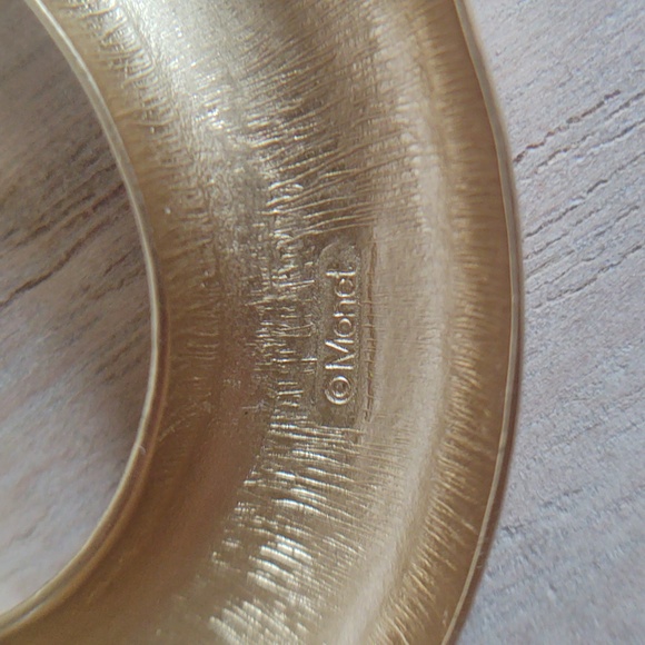 Monet Gold Brooch - Picture 4 of 6